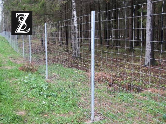 Support hinge joint field fence