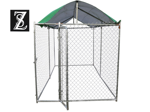 Boxed chain link kennel kits 