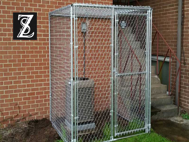 Dog kennel Chain link panels