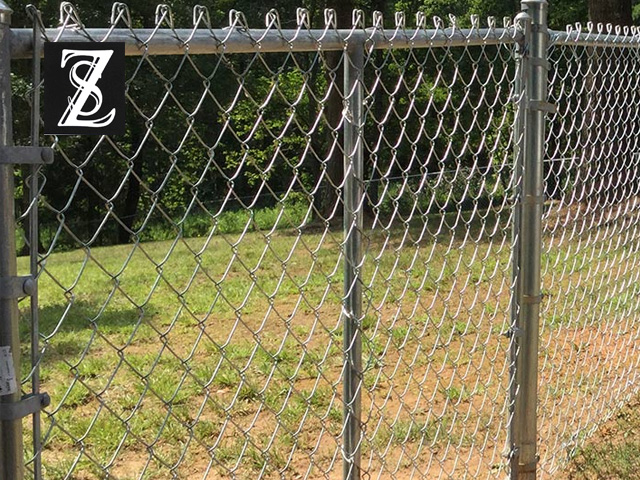 Galvanized chain link fence 